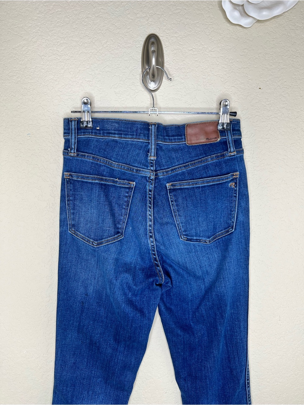NTM: Madewell 10” High-Rise Skinny Jeans Danny Wash TENCEL Size 26 Tall - Picture 11 of 15